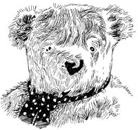 Smelly Forehead Bear comic