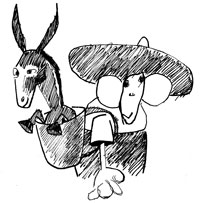 Donkey comic