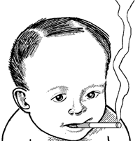 Smoking Baby comic