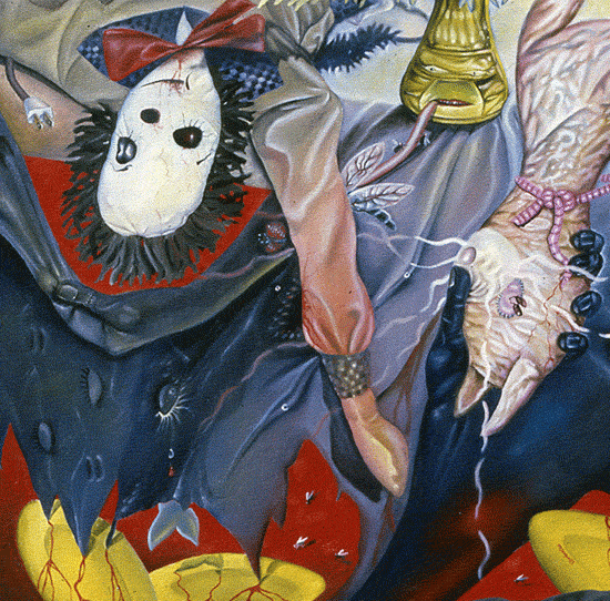 Tabling Halloween Pangs (oil on canvas)