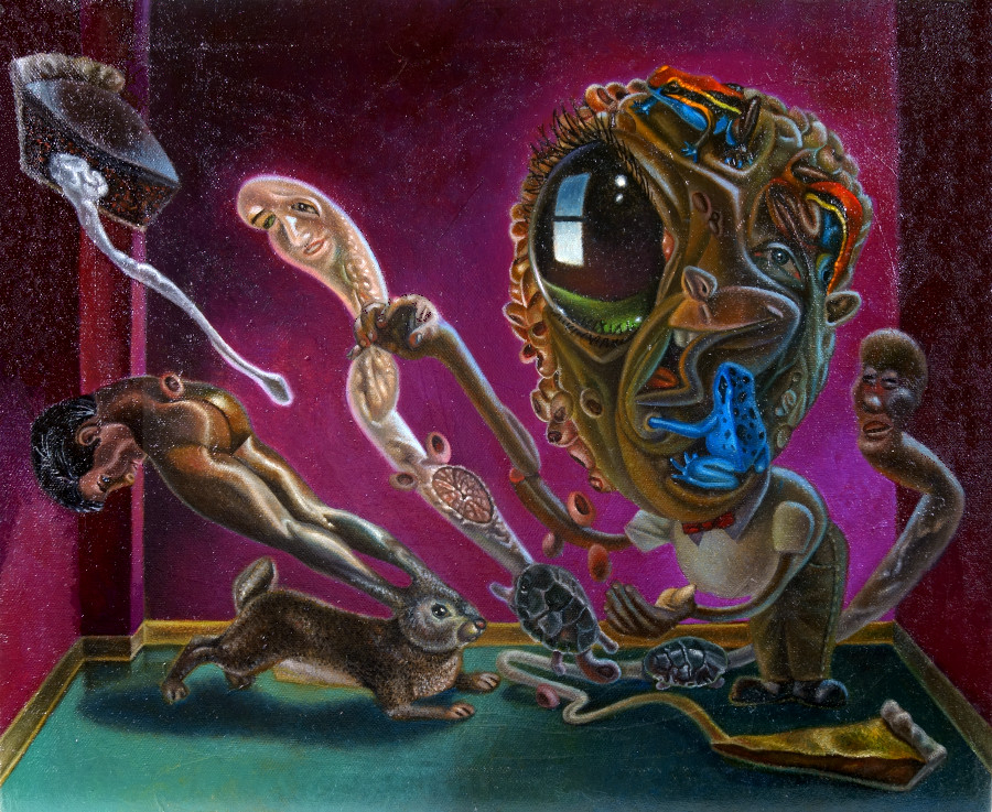 Quantum Defects (oil on canvas) <strong><em>sold</em></strong>